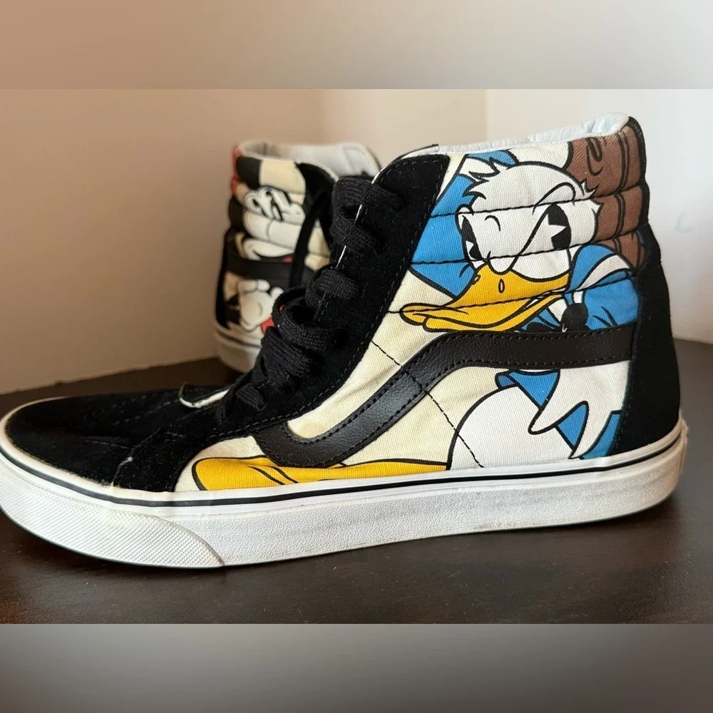 Vans Disney High-Top Sneakers womens size 10 mens 8.5
